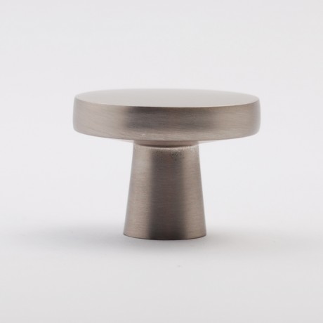 N9018.MSN Slightly Brushed Matt Satin Nickel Style Kitchen Cabinet Knob Pull Closet Wood Door Knob Cabinet Door Decoration Hardware Home Decor Furniture Handle Knob Drawer Knob Cupboard Knob K02.SN