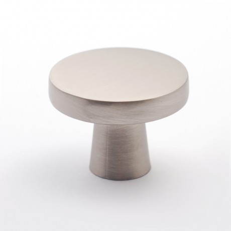 N9018.MSN Slightly Brushed Matt Satin Nickel Style Kitchen Cabinet Knob Pull Closet Wood Door Knob Cabinet Door Decoration Hardware Home Decor Furniture Handle Knob Drawer Knob Cupboard Knob K02.SN