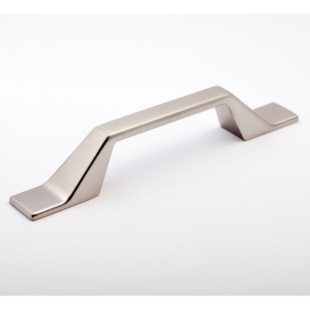 P6698.96MSN & P6698.128MSN Slightly Brushed Matt Satin Nickel Style Kitchen Cabinet Knob Pull Closet Wood Door Knob Cabinet Door Decoration Hardware Home Decor Furniture Handle Knob Drawer Knob Cupboard Knob