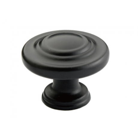 N88555/32BLK  1-1/4" Inch (32mm) Flat Black Finish Powder Coated Euro Design Modern Style Kitchen Cabinet Pull Handle Closet Wood Door Pull Handle Cabinet Door Decorative Hardware Home Decor Cabinet Furniture Pull Drawer Handle Cupboard Pull