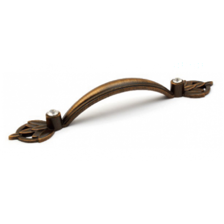  P418/96BAB 3-3/4 " inch (96mm) Beautiful Brushed Antique English Brass finish Kitchen Cabinet Pull Handle Closet Wood Door Pull handle Cabinet Door Decorative Hardware Home Decor Cabinet Furniture Pull Drawer Handle Cupboard Pull