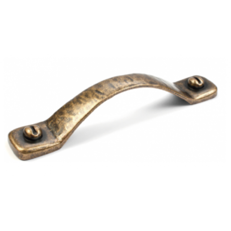  P88763/128AE 5" inch (128mm) Beautiful Vintage Antique English Brass Finish Kitchen Cabinet Pull Handle Closet Wood Door Pull handle Cabinet Door Decorative Cabinet Hardware Home Decor Furniture Pull Drawer Handle Cupboard Pull