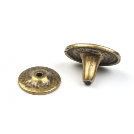  N88765/43AE 1-7/10" inch (43mm) Beautiful Vintage Antique English Brass Finish Kitchen Cabinet Knob Handle Closet Wood Door Knob Cabinet Door Decorative Hardware Home Decor Cabinet Furniture Knob Pull Drawer Handle Cupboard Pull Knob
