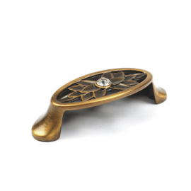  P416/64BAB 2-1/2" inch (64mm) Beautiful Brushed Antique English Brass finish Kitchen Cabinet Pull Handle Closet Wood Door Pull handle Cabinet Door Decorative Hardware Home Decor Cabinet Furniture Pull Drawer Handle Cupboard Pull