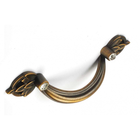  P417/64BAB 2-1/2" inch (64mm) Beautiful Brushed Antique English Brass finish Kitchen Cabinet Pull Handle Closet Wood Door Pull handle Cabinet Door Decorative Hardware Home Decor Cabinet Furniture Pull Drawer Handle Cupboard Pull