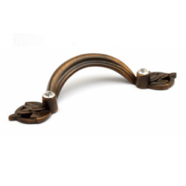  P417/64BAB 2-1/2" inch (64mm) Beautiful Brushed Antique English Brass finish Kitchen Cabinet Pull Handle Closet Wood Door Pull handle Cabinet Door Decorative Hardware Home Decor Cabinet Furniture Pull Drawer Handle Cupboard Pull