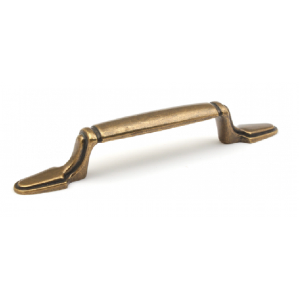  P88102/76AE 3" inch (76mm) Beautiful Vintage Antique English Brass Finish Kitchen Cabinet Pull Handle Closet Wood Door Pull handle Cabinet Door Decorative Cabinet Hardware Home Decor Furniture Pull Drawer Handle Cupboard Pull