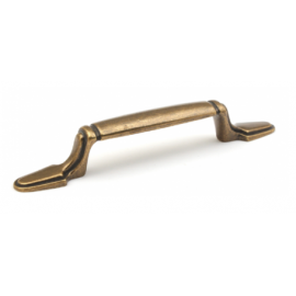  P88102/76AE 3" inch (76mm) Beautiful Vintage Antique English Brass Finish Kitchen Cabinet Pull Handle Closet Wood Door Pull handle Cabinet Door Decorative Cabinet Hardware Home Decor Furniture Pull Drawer Handle Cupboard Pull