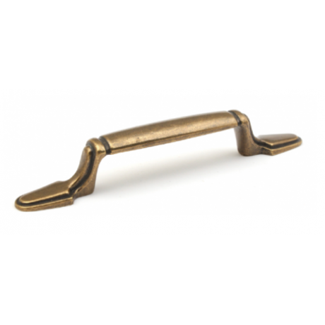  P88102/76AE 3" inch (76mm) Beautiful Vintage Antique English Brass Finish Kitchen Cabinet Pull Handle Closet Wood Door Pull handle Cabinet Door Decorative Cabinet Hardware Home Decor Furniture Pull Drawer Handle Cupboard Pull