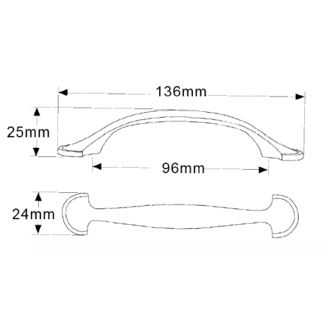  P88433/96AE 3-3/4" inch (96mm) Beautiful Vintage Antique English Brass Finish Kitchen Cabinet Pull Handle Closet Wood Door Pull handle Cabinet Door Decorative Cabinet Hardware Home Decor Furniture Pull Drawer Handle Cupboard Pull
