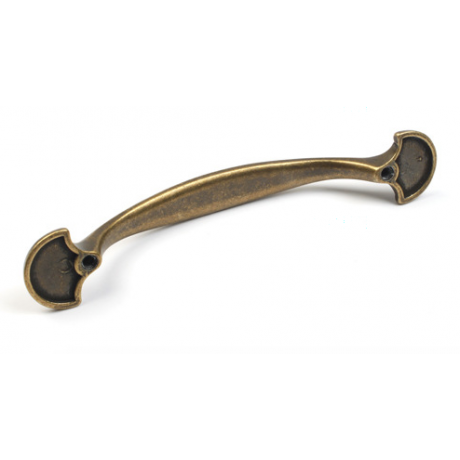  P88433/96AE 3-3/4" inch (96mm) Beautiful Vintage Antique English Brass Finish Kitchen Cabinet Pull Handle Closet Wood Door Pull handle Cabinet Door Decorative Cabinet Hardware Home Decor Furniture Pull Drawer Handle Cupboard Pull