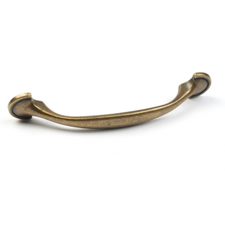 P88433/96AE 3-3/4" inch (96mm) Beautiful Vintage Antique English Brass Finish Kitchen Cabinet Pull Handle Closet Wood Door Pull handle Cabinet Door Decorative Cabinet Hardware Home Decor Furniture Pull Drawer Handle Cupboard Pull