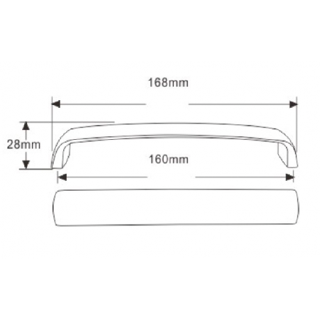  P88610/160AEH 6-1/4 " inch (160mm) Beautiful Vintage Hand Rubbed Antique English Brass Kitchen Cabinet Pull Handle Closet Wood Door Pull handle Cabinet Door Decorative Cabinet Hardware Home Decor Furniture Pull Drawer Handle Cupboard Pull
