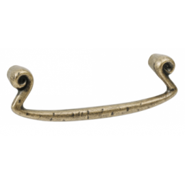  P88696/96AE 3-3/4" inch (96mm) Beautiful Vintage Antique English Brass Finish Kitchen Cabinet Pull Handle Closet Wood Door Pull handle Cabinet Door Decorative Cabinet Hardware Home Decor Furniture Pull Drawer Handle Cupboard Pull