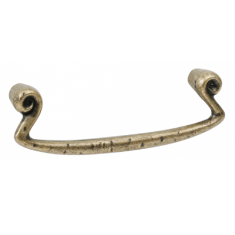  P88696/96AE 3-3/4" inch (96mm) Beautiful Vintage Antique English Brass Finish Kitchen Cabinet Pull Handle Closet Wood Door Pull handle Cabinet Door Decorative Cabinet Hardware Home Decor Furniture Pull Drawer Handle Cupboard Pull