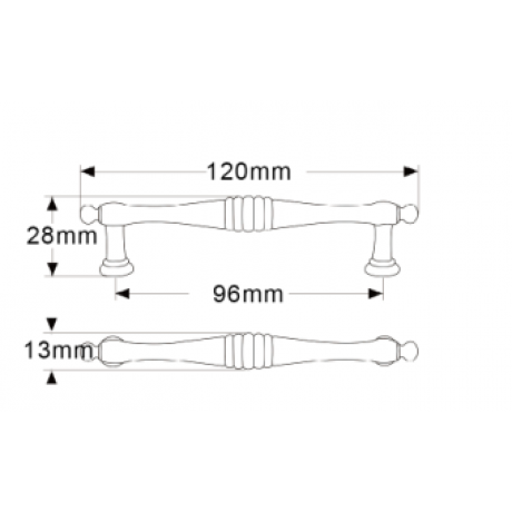  3-3/4" inch (96mm) P88725/96ABB Antique Bronze Brushed post-modern design style Kitchen Cabinet Pull Handle Closet Wood Door Pull handle Cabinet Door Decorative Cabinet Hardware Home Decor Furniture Pull Drawer Handle Cupboard Pull