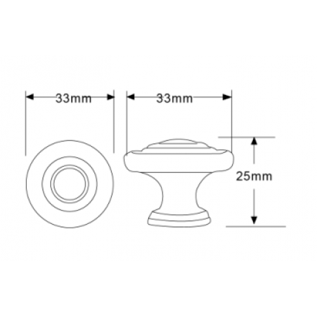  N88555/32AC 1-1/4" inch (32mm) Beautiful Vintage Antique Copper Kitchen Cabinet Knob Closet Wood Door Knob handle Cabinet Door Decorative Hardware Home Decor Furniture Pull Drawer Knob Cupboard Pull