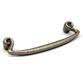  P88696/96AP 3-3/4" inch (96mm) Beautiful Vintage Classic Elegent Style Design Antique Pewter Kitchen Cabinet Pull Handle Closet Wood Door Pull handle Cabinet Door Decorative Hardware Home Decor Cabinet Furniture Pull Drawer Handle Cupboard