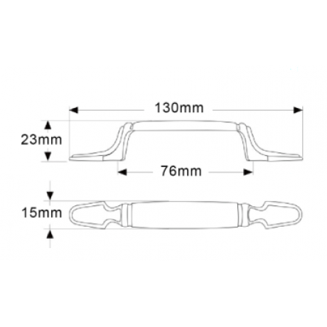  P88102/76AC 3" inch (76mm) Beautiful Vintage Antique Copper Kitchen Cabinet Pull Handle Closet Wood Door Pull handle Cabinet Door Decorative Hardware Home Decor Cabinet Furniture Pull Drawer Handle Cupboard Pull