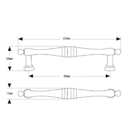  P88725.96AP  Beautiful Vintage Classic Elegent Style Design Antique Pewter Kitchen Cabinet Pull Handle Closet Wood Door Pull handle Cabinet Door Decorative Hardware Home Decor Cabinet Furniture Pull Drawer Handle Cupboard 