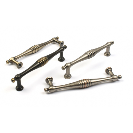  P88725.96AP  Beautiful Vintage Classic Elegent Style Design Antique Pewter Kitchen Cabinet Pull Handle Closet Wood Door Pull handle Cabinet Door Decorative Hardware Home Decor Cabinet Furniture Pull Drawer Handle Cupboard 